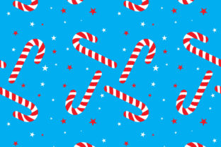 Candy Cane Pattern Design for Christmas