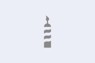 Christmas Candle Flat Vector Icon