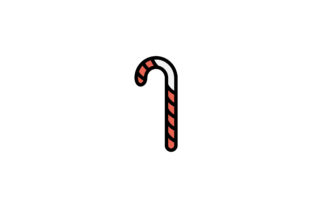 Christmas Chocolate Filled Outline Icon