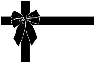 Christmas Gift Bow with Ribbon for Crafts
