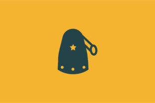Colorful Christmas Hat Flat Vector Icon