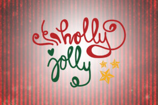 Holly Jolly Christmas Graphics for Crafts