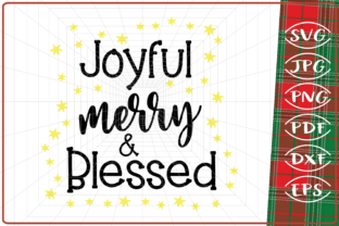 Joyful Merry and Blessed, Christmas for Crafts
