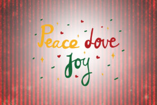 Peace Love Joy Christmas Quotes for Crafts